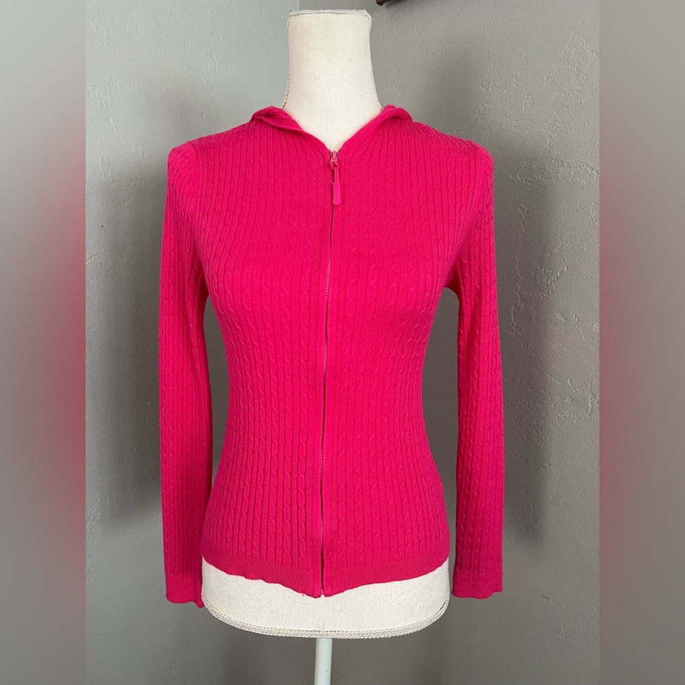 FCT WHIT LOVE Pink Zippered Women's Sweater size M